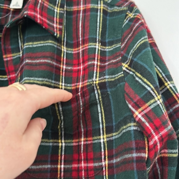 EUC L.L.Bean flannel sz petite small - Picture 4 of 4